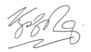 Kingsley Manning signature