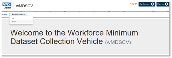 welcome to the wMDSCV page submissions all and new highlighted in top left hand column