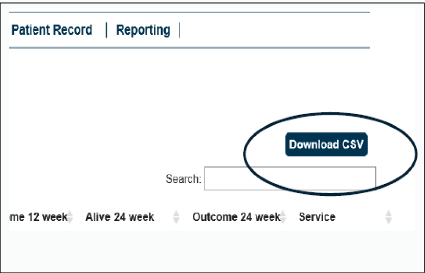 Selecting the CSV