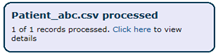 file processed