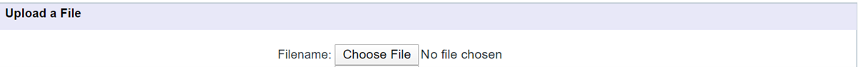 upload a file screen