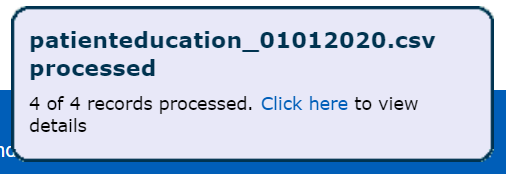 file submission details screen