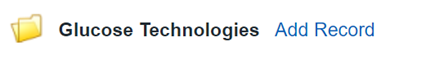 Glucose Technologies add record