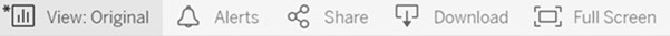 Toolbar with Download option