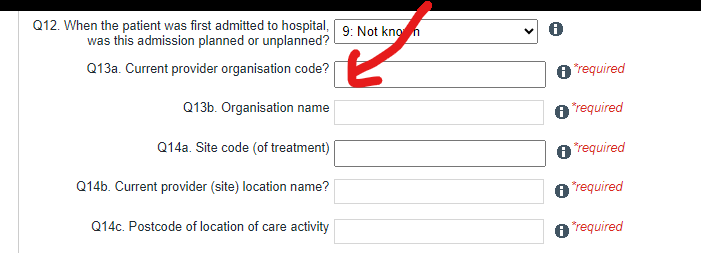 Status submission Q13a