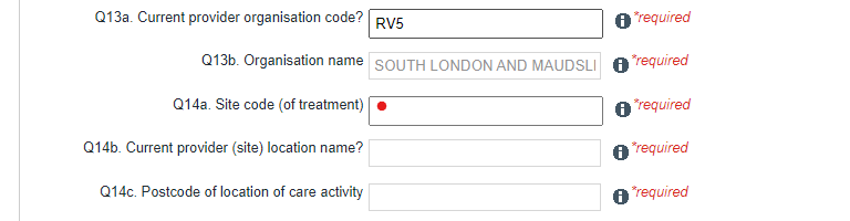 Status submission Q13b