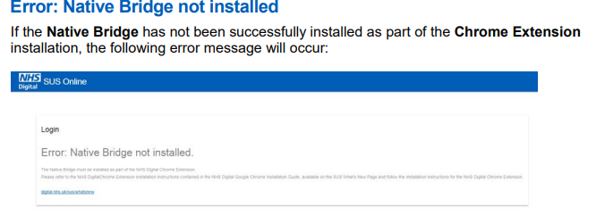 error native bridge not installed message image