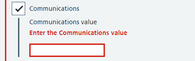 Subject Area and Staff Group – Two stage data entry process - error message