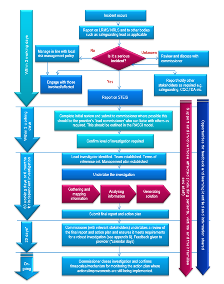 the serious incident management framework process