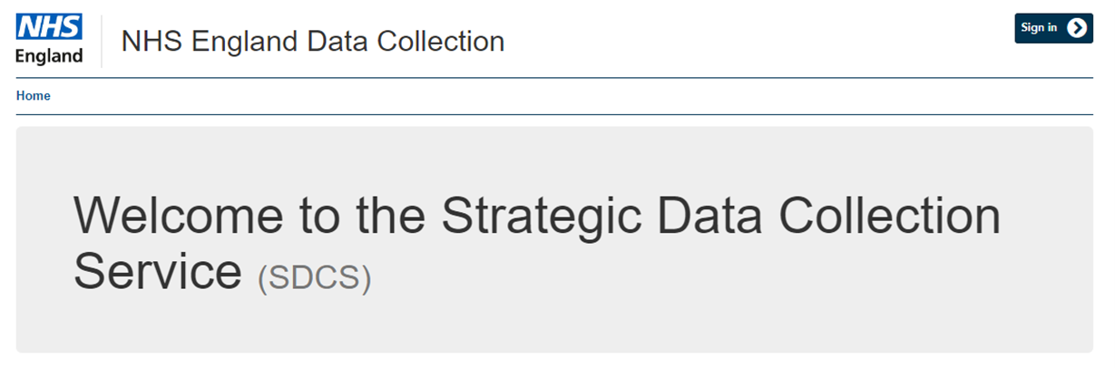 Welcome to the strategic data collection service
