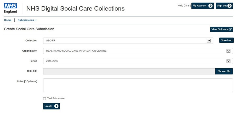 SDCS - select collection