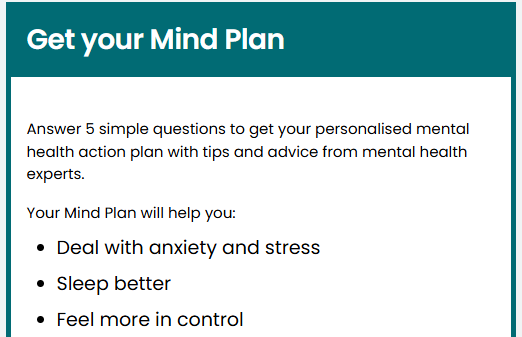 Your Mind Plan offers practical ideas and advice to help you boost and maintain your mental wellbeing