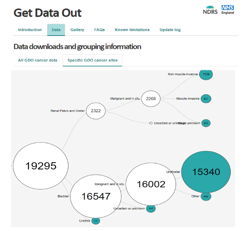 Example of Get Data Out project dashboard