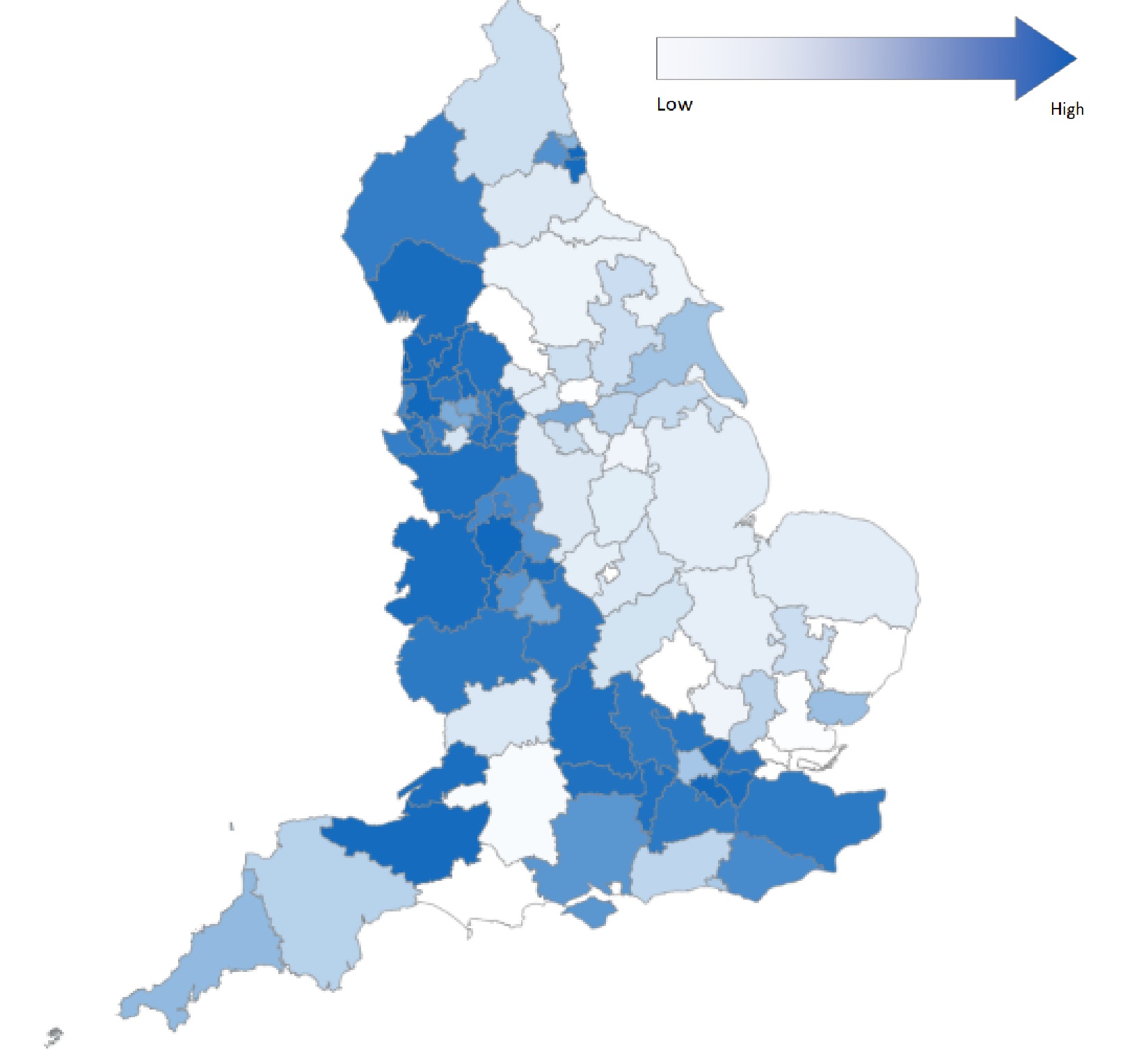 Fig 1: Percentage of patients included in this publication by Sub Integrated Care Board Location, 2021-22