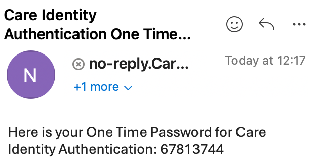 Microsoft Authenticator password reset process screen 3