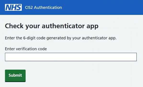 CIS self service profile MFA enter verification code