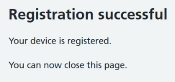 CIM 5.70 register other authenticator success