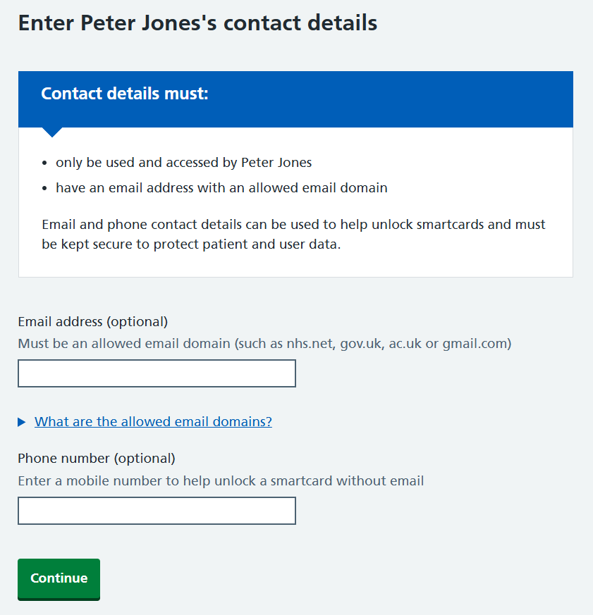 CIM 7.0 enter Peter Jones contact details