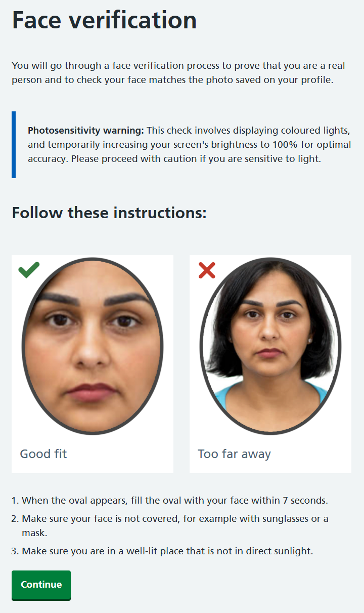 CIM 7.26 self-service smartcard unlock face ID instructions