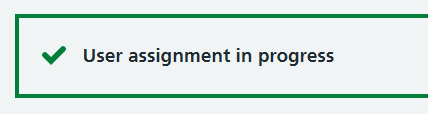 CIM bulk positions via position screen assign confirmation message