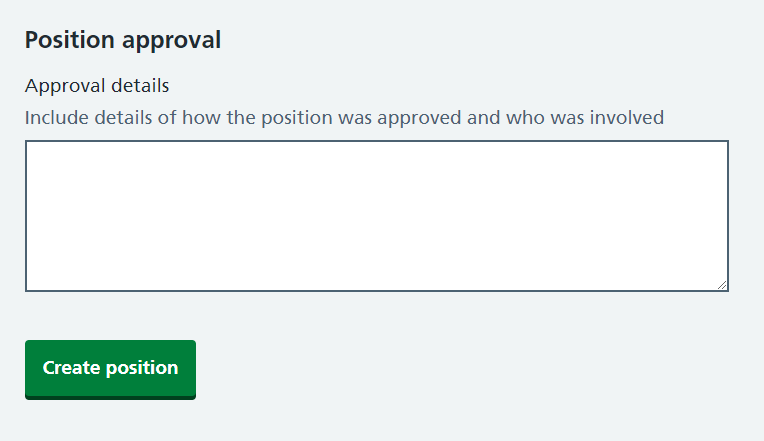 CIM copy position approval details