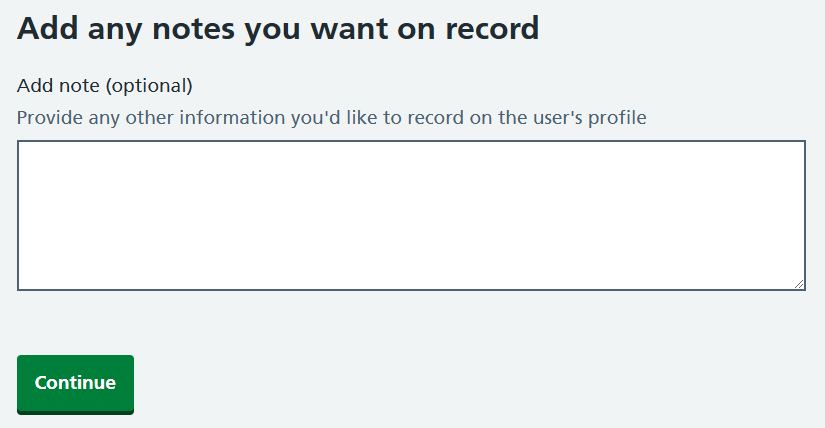 CIM create user notes field