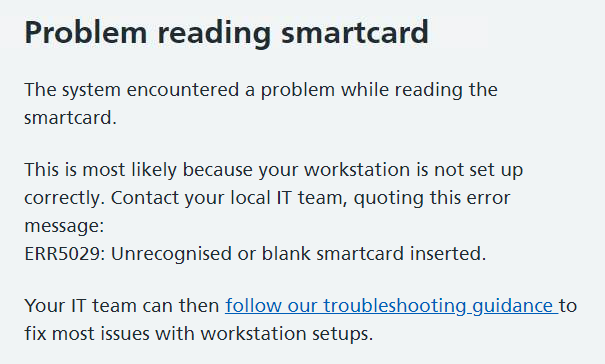 CIM error ERR5029