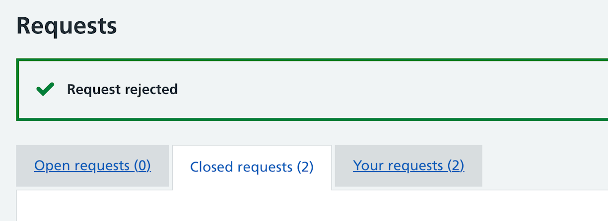 CIM ESR request create user success