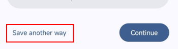CIM register CIS2 Auth passkey save another way highlighted