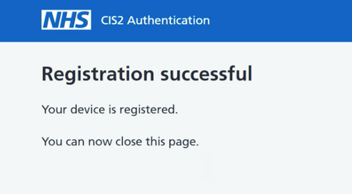 CIM register passkey type 2 step 6