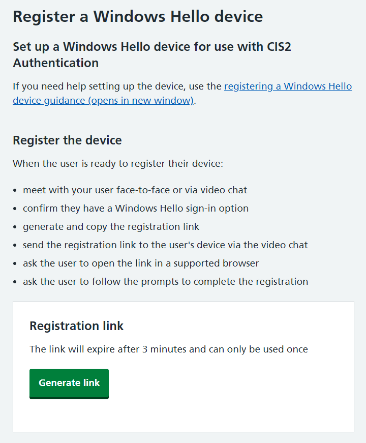 CIM register windows hello with for business text removed