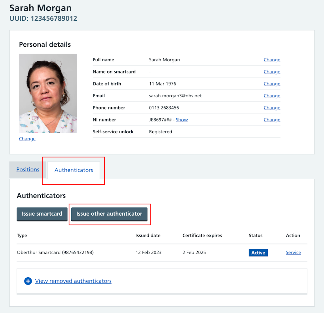 CIM user profile issue other authenticator