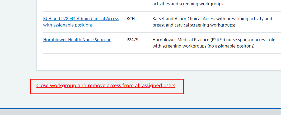 CIM workgroup details close workgroup link