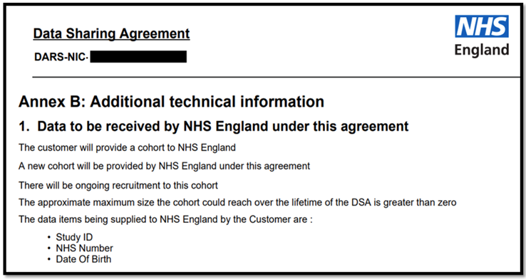 Annex B additional technical information example