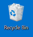 Image of the recycle bin icon