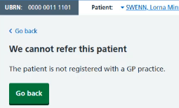 cannot refer this patient image