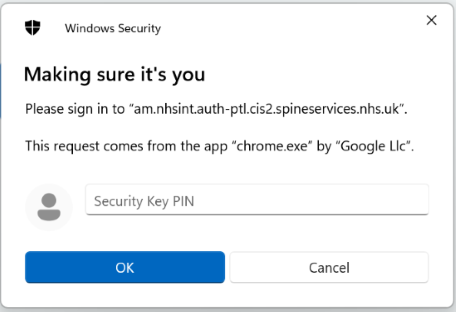 Image displays password prompt in Google Chrome
