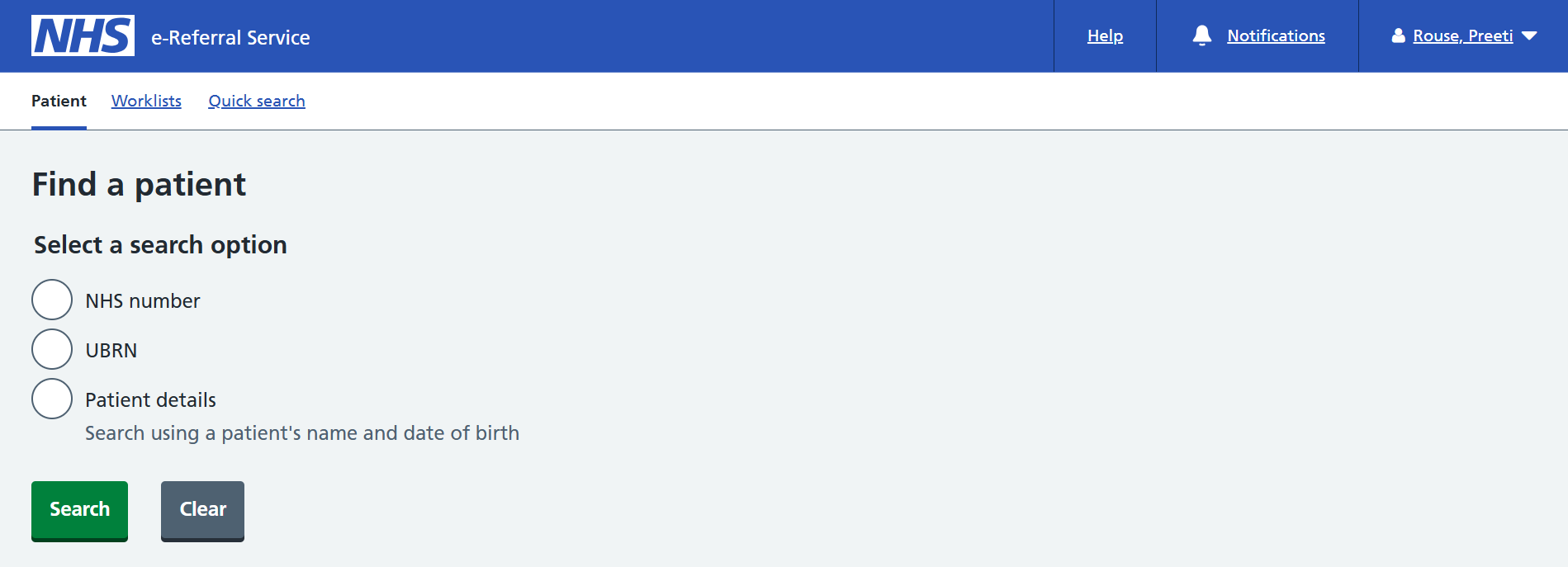 Image displays Referrer's screen post login