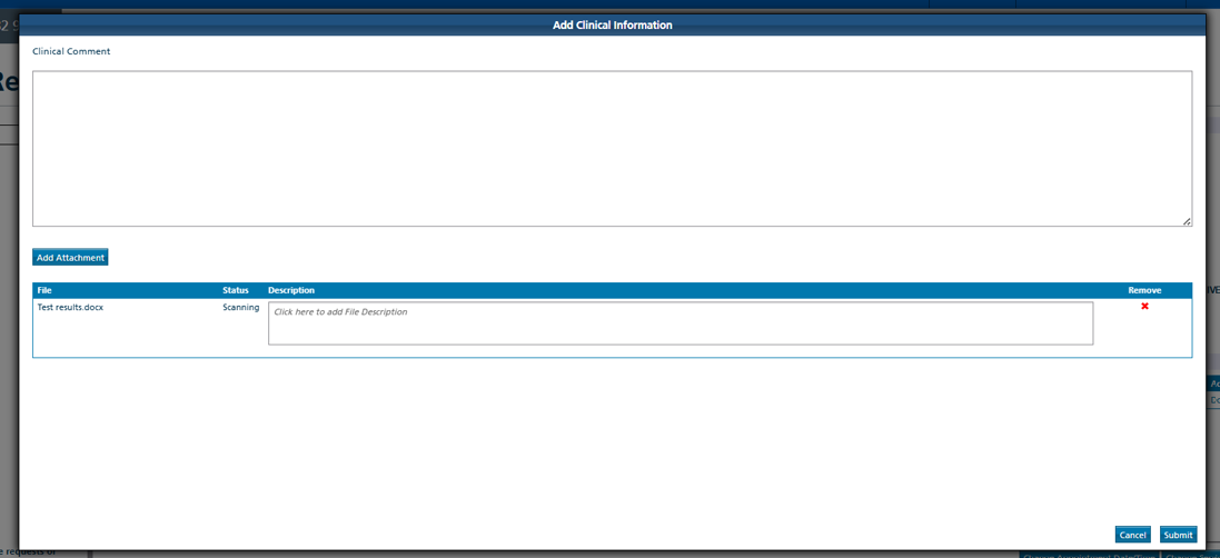 Image after provider has attached a file