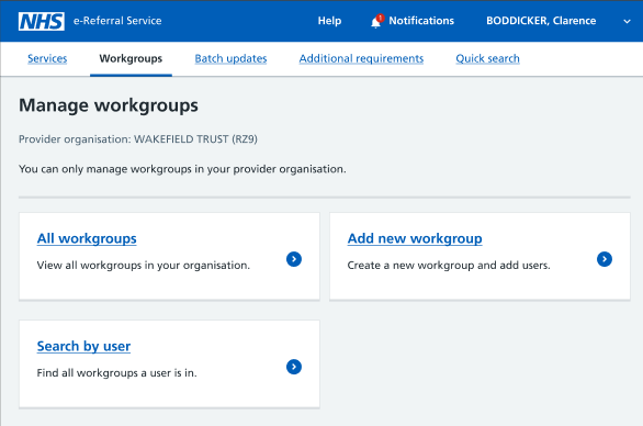 service definer workgroups tab layout after the screen changes