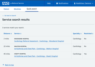 Image showing search results