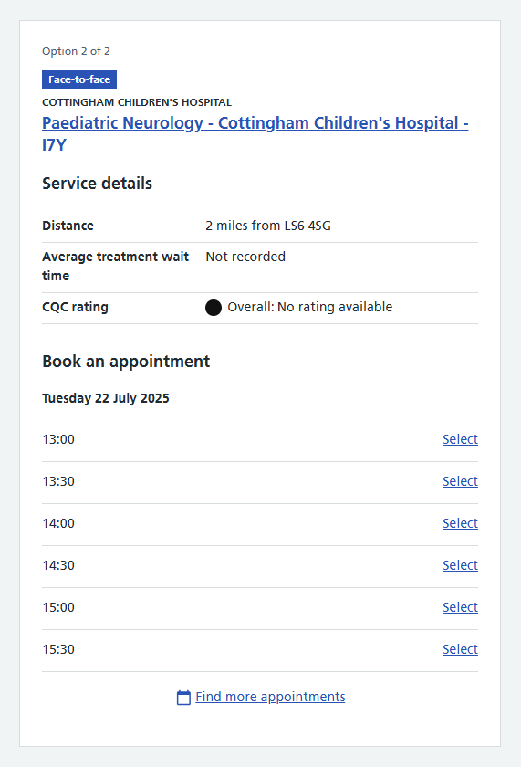 image 2 of 2 shows review service option screen with a DBS