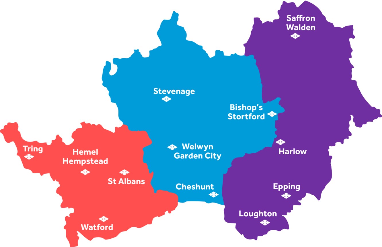 Hertfordshire and West Essex