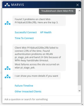 Marvis Virtual Network Assistant. Source: Juniper Networks