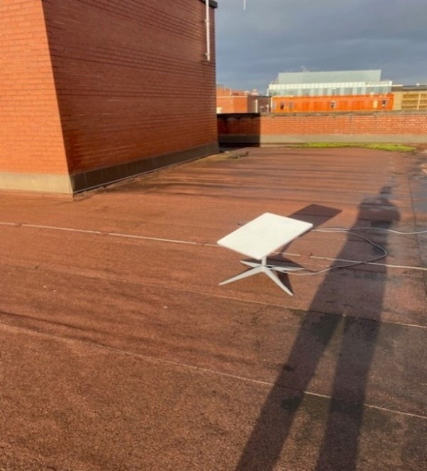 Installation location of the star link dish on the SEN roof’