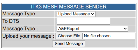 ITK MESH message dialog box - alternative dialog box