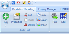 screenshot of using search to identify codes
