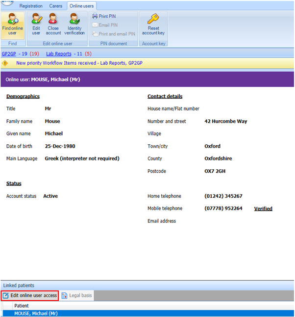 New priority workflow items received
