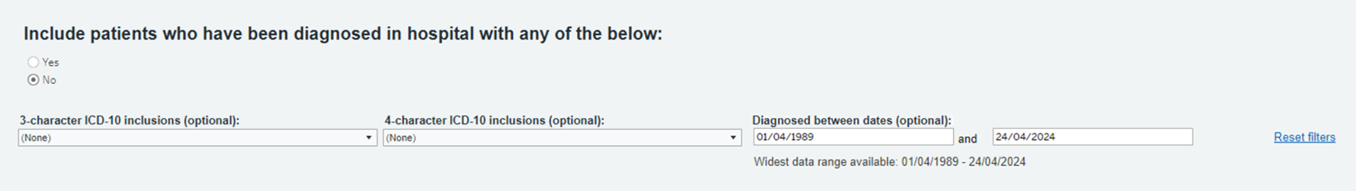 Date range fields