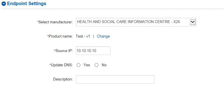 EPR - enter IP address into source IP field